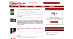 Desktop Screenshot of napvilag.net